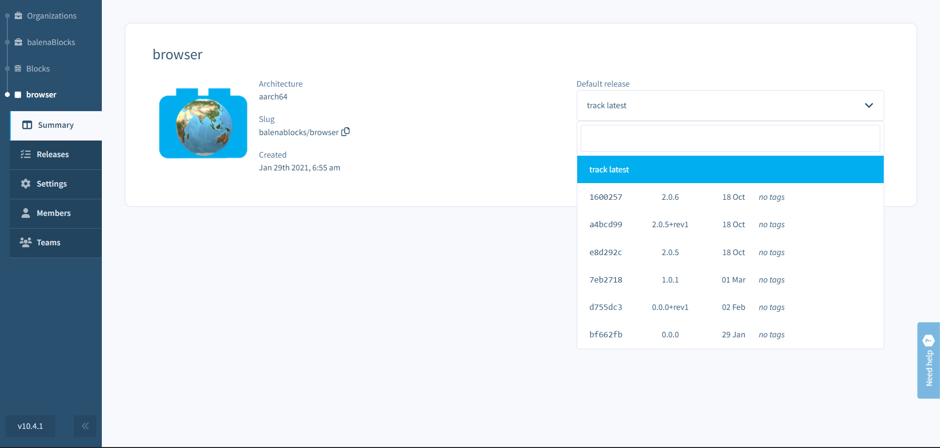 Manage blocks in a similar way you'd manage other things in balenaCloud
