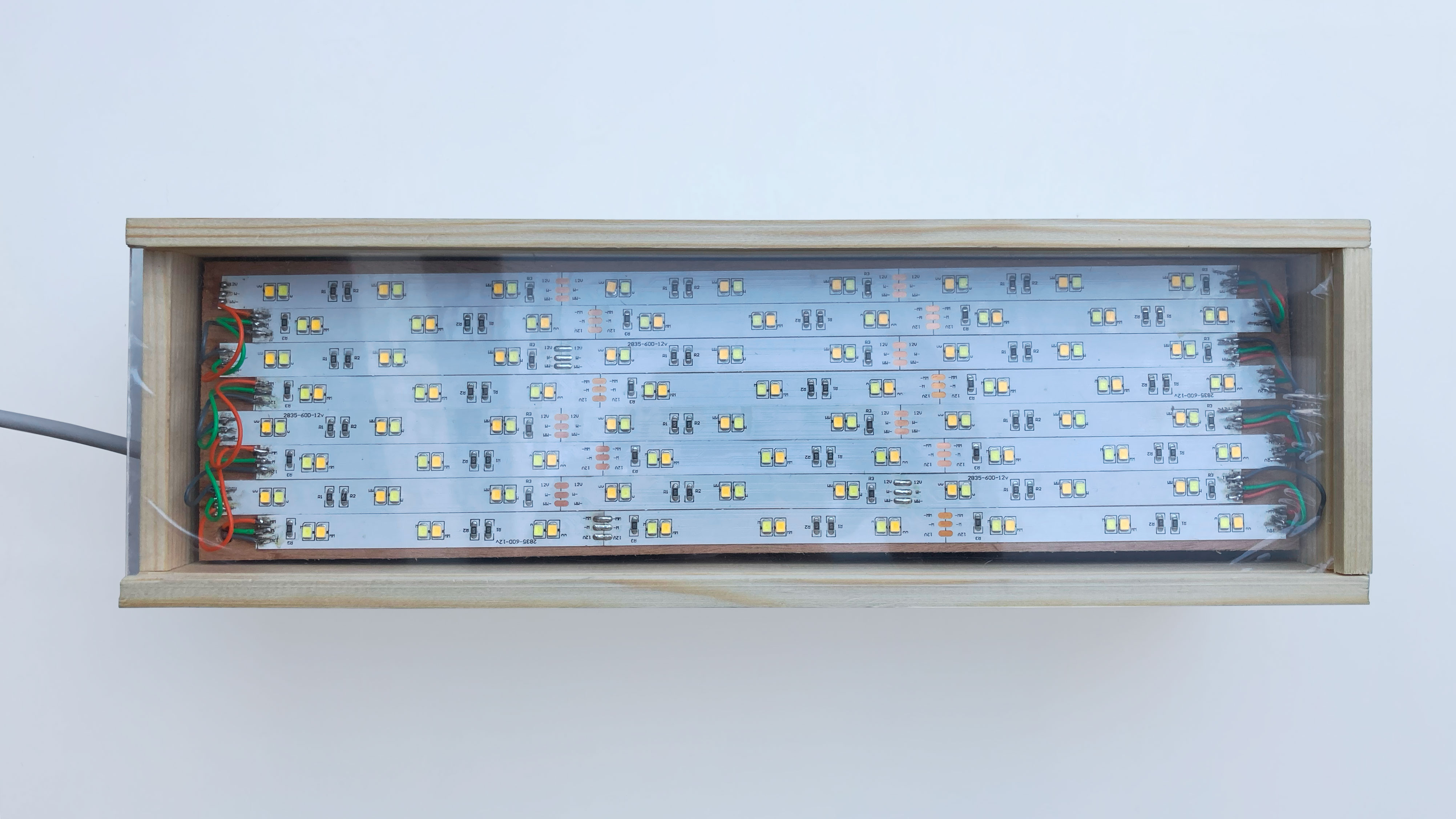 Sunlamp with LED strips