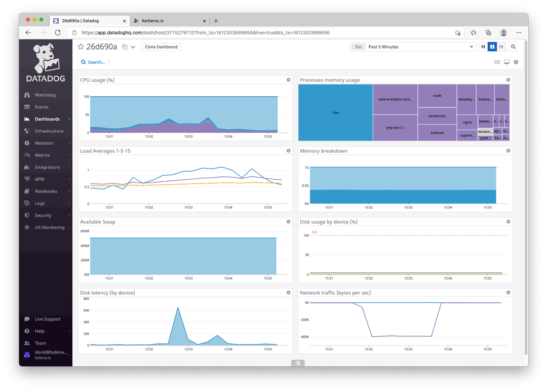 IoT fleet monitoring with Datadog and balenaCloud: How small agent ...